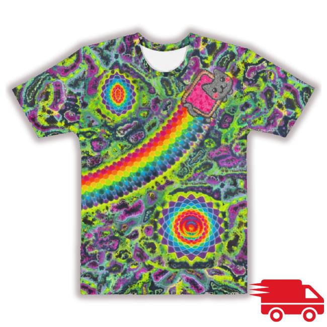 "Dye-An Cat" Print 3d T-Shirt